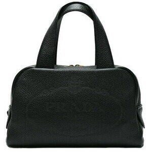 Prada leather Boston bag Vitello Soft shoulder black Dino handbag